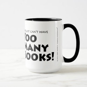 Caneca Livros demais