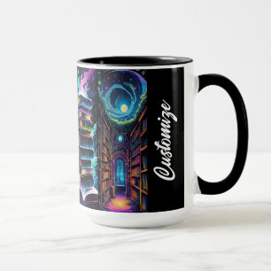 Caneca Livros e Bibliotecas Personalizados