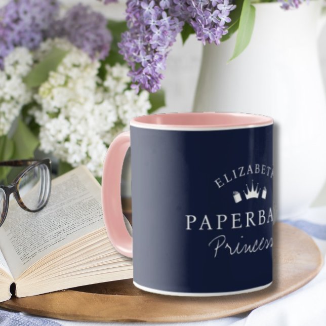 Caneca Livros Personalizados Amantes de Paperback Princes (Criador carregado)