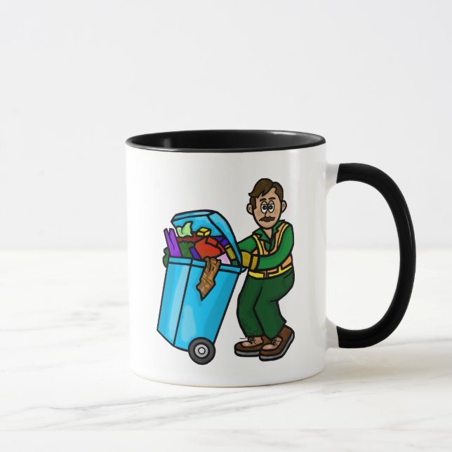 Caneca Lixeira de Oliva Nome Mug (Direita)