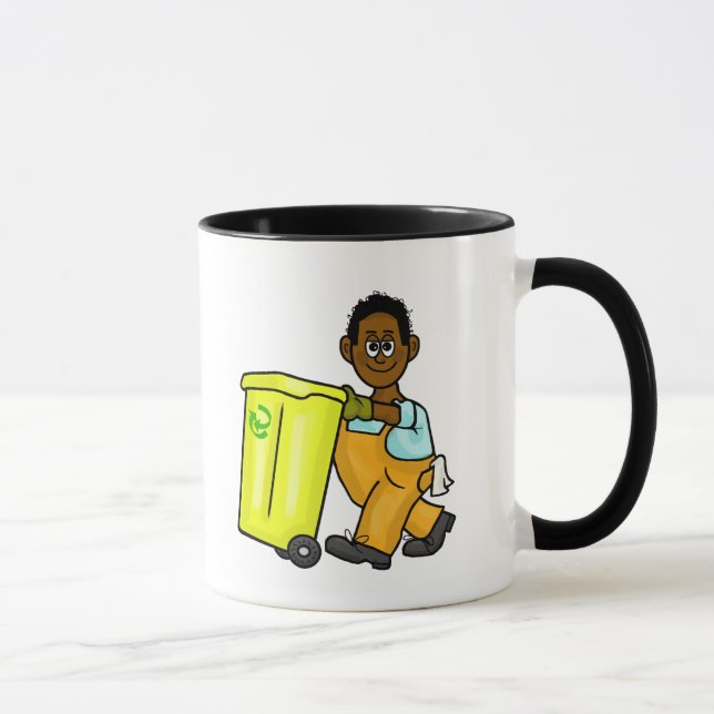 Caneca Lixo negro ou afro-americano Nome Mug (Direita)