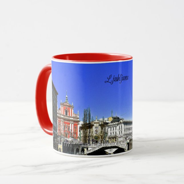 Caneca Ljubljana, Eslovênia (Frente Esquerda)