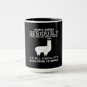 Caneca Llama Gift   As Pessoas devem ser seriamente