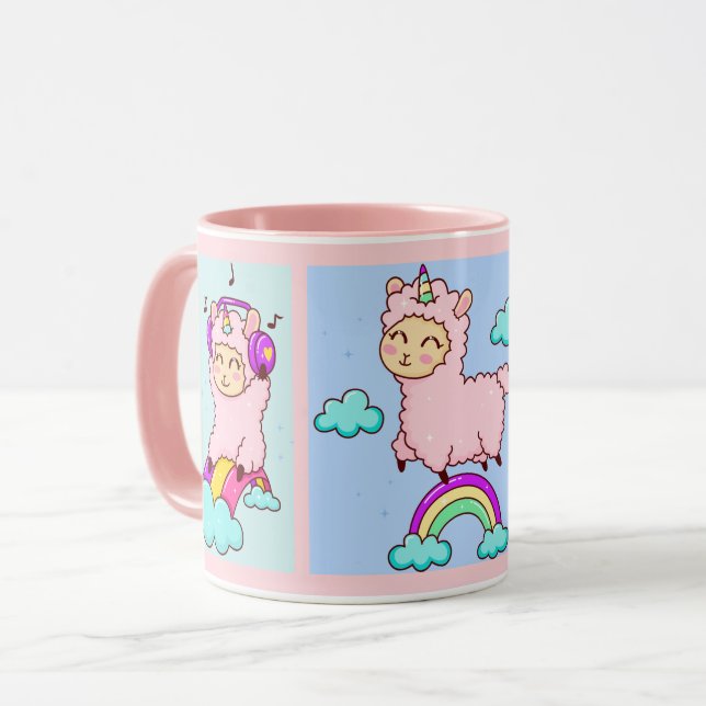 Caneca Llamas Mug (Frente Esquerda)