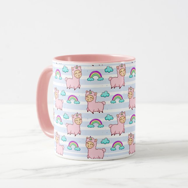 Caneca Llamas Mug (Frente Esquerda)