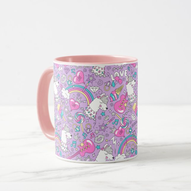 Caneca Llamas Mug (Frente Esquerda)