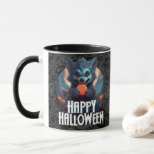 Lobisomem Comendo Doce Feliz Halloween