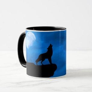 Caneca Lobo à Noite