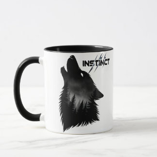 Caneca lobo alfa Gráfico