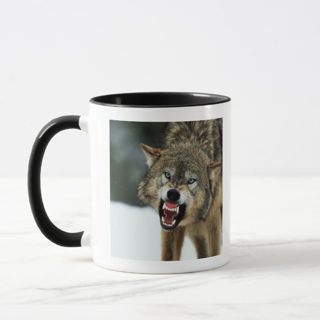 Caneca Lobo cinzento Snarling (Esquerda)