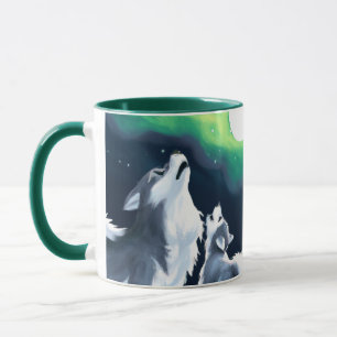 Caneca Lobo Fofo e Almoço na Lua Cheia
