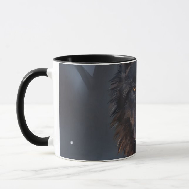 Caneca Lobo negro (Esquerda)