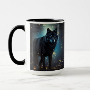Caneca Lobo Negro Misterioso