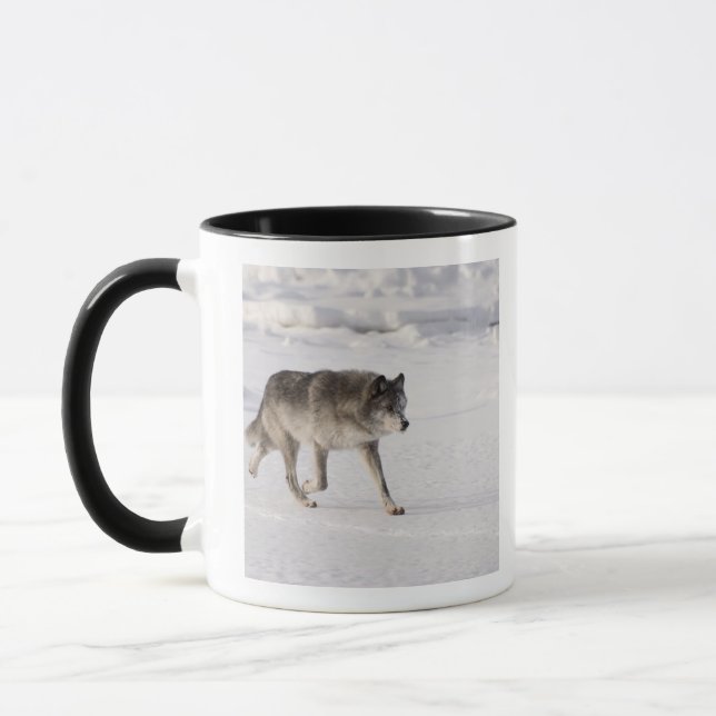 Caneca Lobo que funciona na neve (Esquerda)