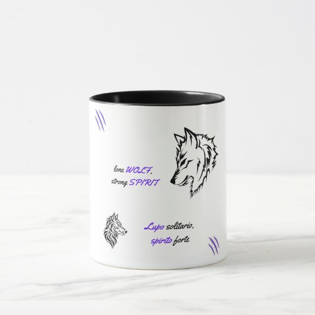 Caneca Lobo Solitário Poderoso (Centro)