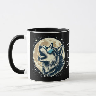 Caneca Lobo Uivando de Óculos de Sol – ELGIS