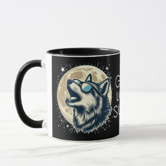 Caneca Lobo Uivando de Óculos de Sol – ELGIS