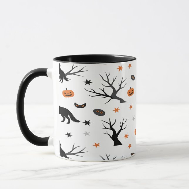 Caneca Lobo Wicked Sob a Lua de Pumpkin (Esquerda)