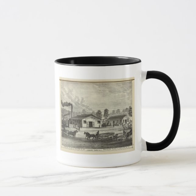 Caneca Locais de negócios da Rogers & Co e da Sullivan &  (Direita)