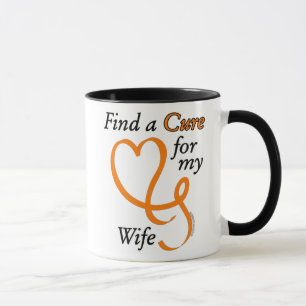 Caneca Localizar uma Cura/Coração/Esposa...RSD/CRPS