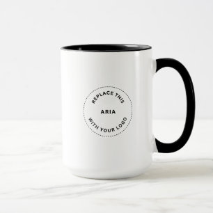Caneca Logotipo da empresa frente atrás Iie