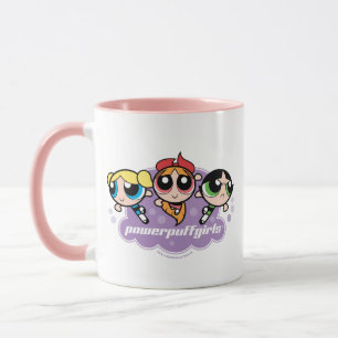 Caneca Logotipo da equipe de garotas do Powerpuff