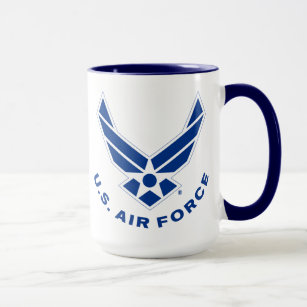 Caneca Logotipo da Força Aérea - Azul