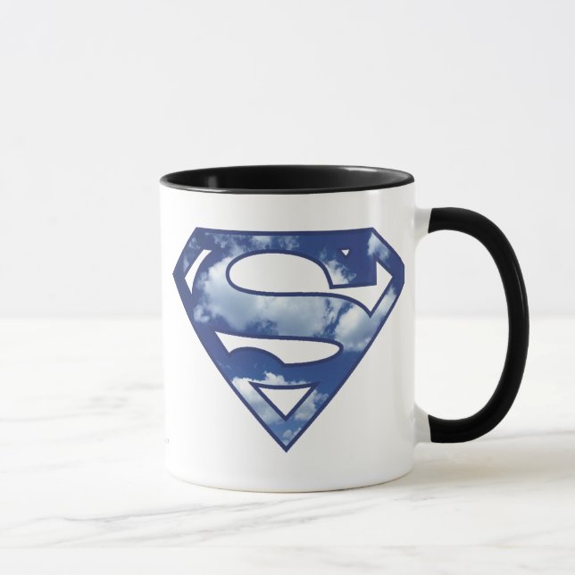 Caneca Logotipo da Nuvem da Supergirl (Direita)