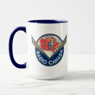 Caneca Logotipo da Retro CBC 1940s
