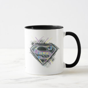 Caneca Logotipo da Supergirl Scribbles