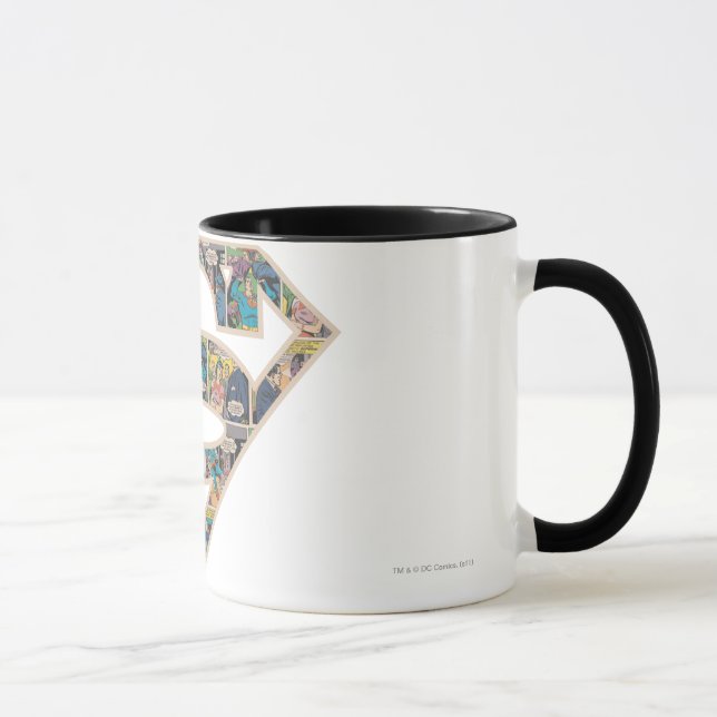 Caneca Logotipo de banda desenhada da Supergirl (Direita)