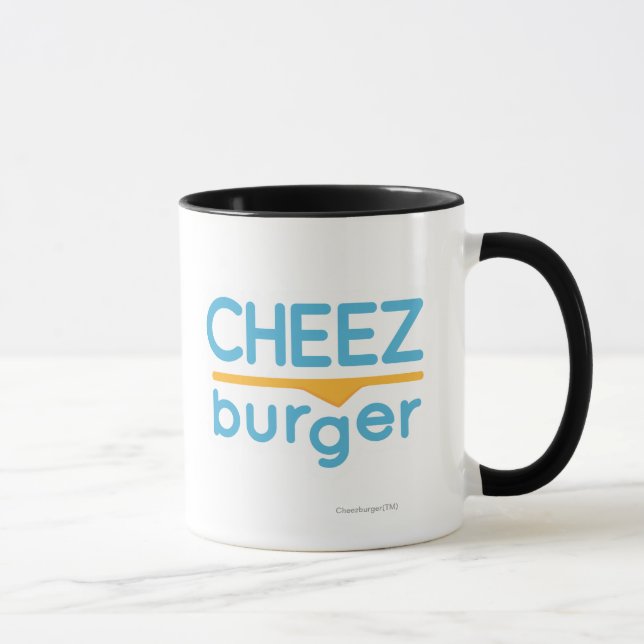 Caneca Logotipo de Cheezburger (cor) (Direita)