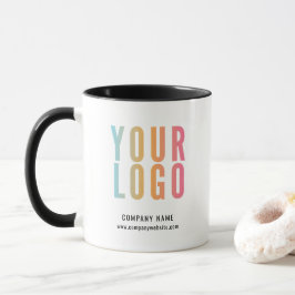 Caneca Logotipo de Negócios Personalizado Promocional