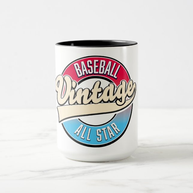 Caneca logotipo do All Star Baseball (Centro)