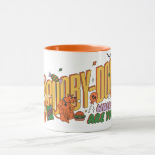 Caneca Logotipo do Lanche de Halloween do Scooby-Doo