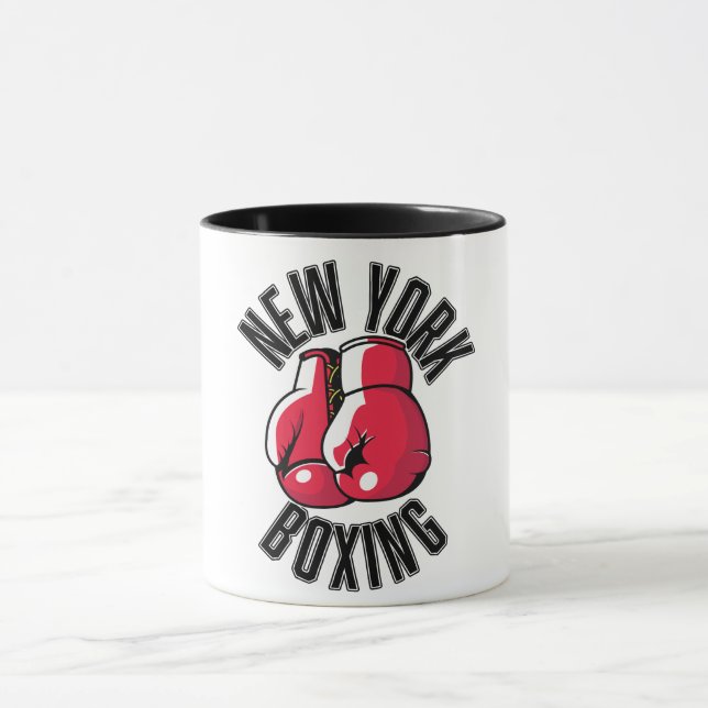 Caneca logotipo do New York Boxing (Centro)