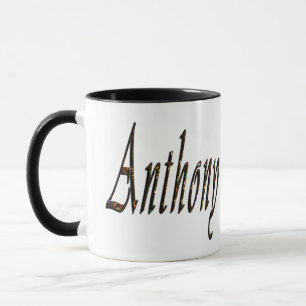 Caneca Logotipo do nome do Anthony