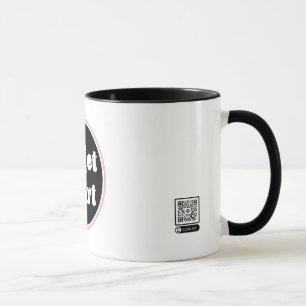 Caneca Logotipo do Objeto D'Art: Código QR verificável