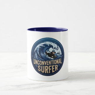 Caneca Logotipo do Surfista Esteira de Surfista Nã