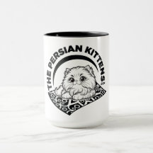 Logotipo dos Kittens Persa Mug 1