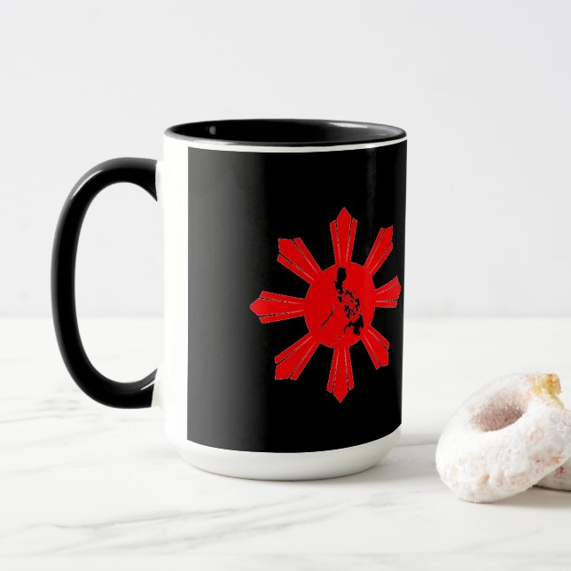 Caneca Logotipo filipino Mug (Com Donut)