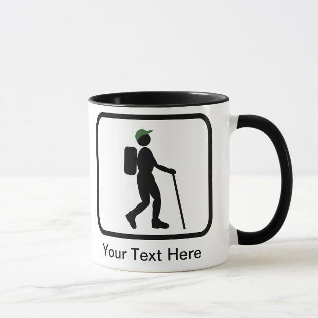 Caneca Logotipo Hiker personalizável (Direita)