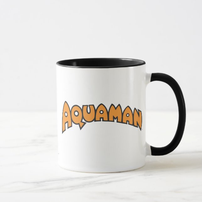 Caneca Logotipo Laranja Aquaman (Direita)