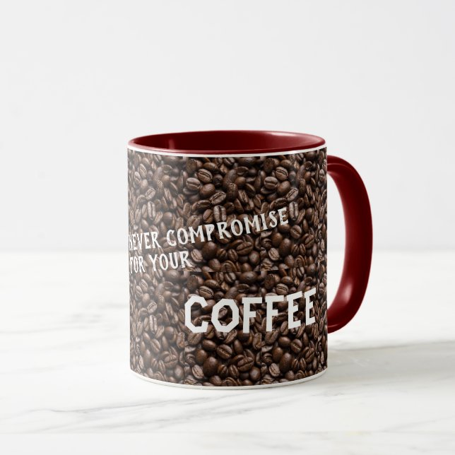 Caneca Logotipo & Nome Promocional Empresarial (Frente Esquerda)