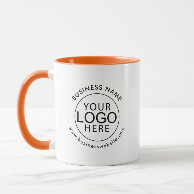 Caneca Logotipo Personalizado Promocional Empresarial Mod (Esquerda)
