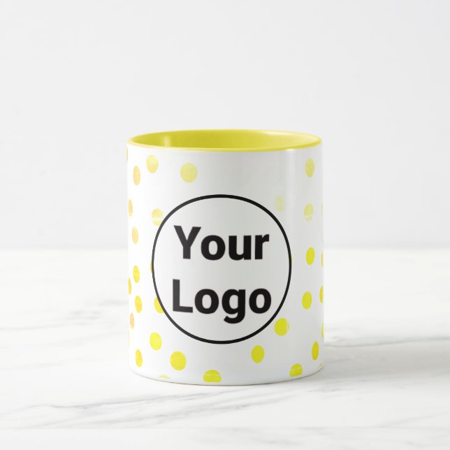 Caneca Logotipo personalizado simples e elegante aqui na  (Centro)