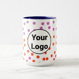 Caneca Logotipo personalizado simples e elegante aqui na