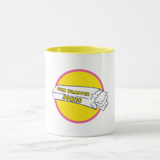 Caneca Logotipo Piadas de Embrulho de Chiclete
