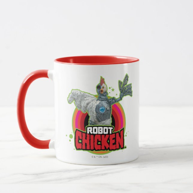 Caneca Logotipo Robot Chicken (Esquerda)