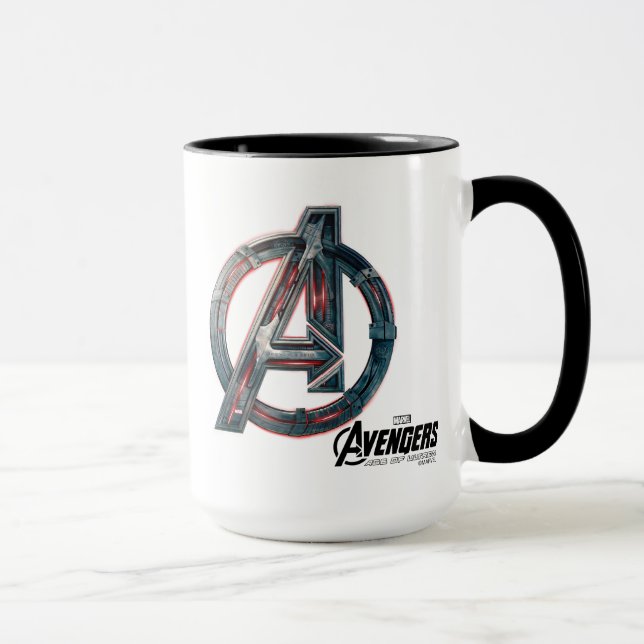 Caneca Logotipo Ultron, Idade Dos Vingadores (Direita)